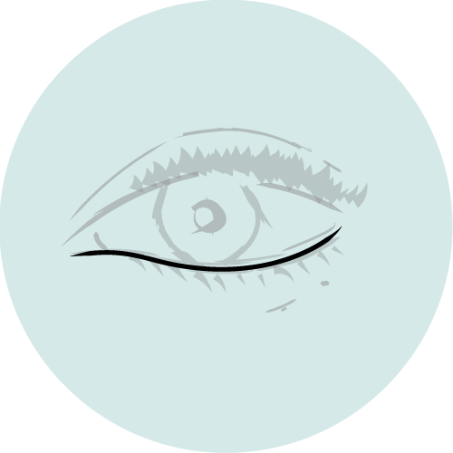 PMU Eyeliner Onder